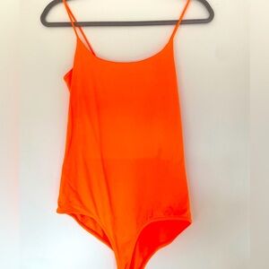 Orange bodysuit